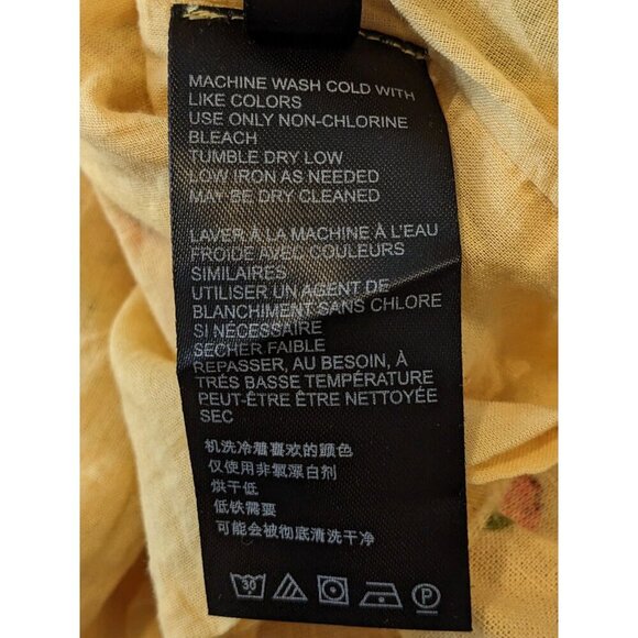 Urban Outfitters Magpie Mini Dress Small Cherry Cotton Off Shoulder Cotton Girly - Picture 7 of 7